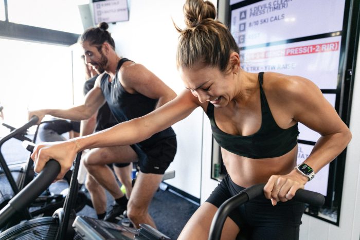 Couple Strength Training at Fitstop Together